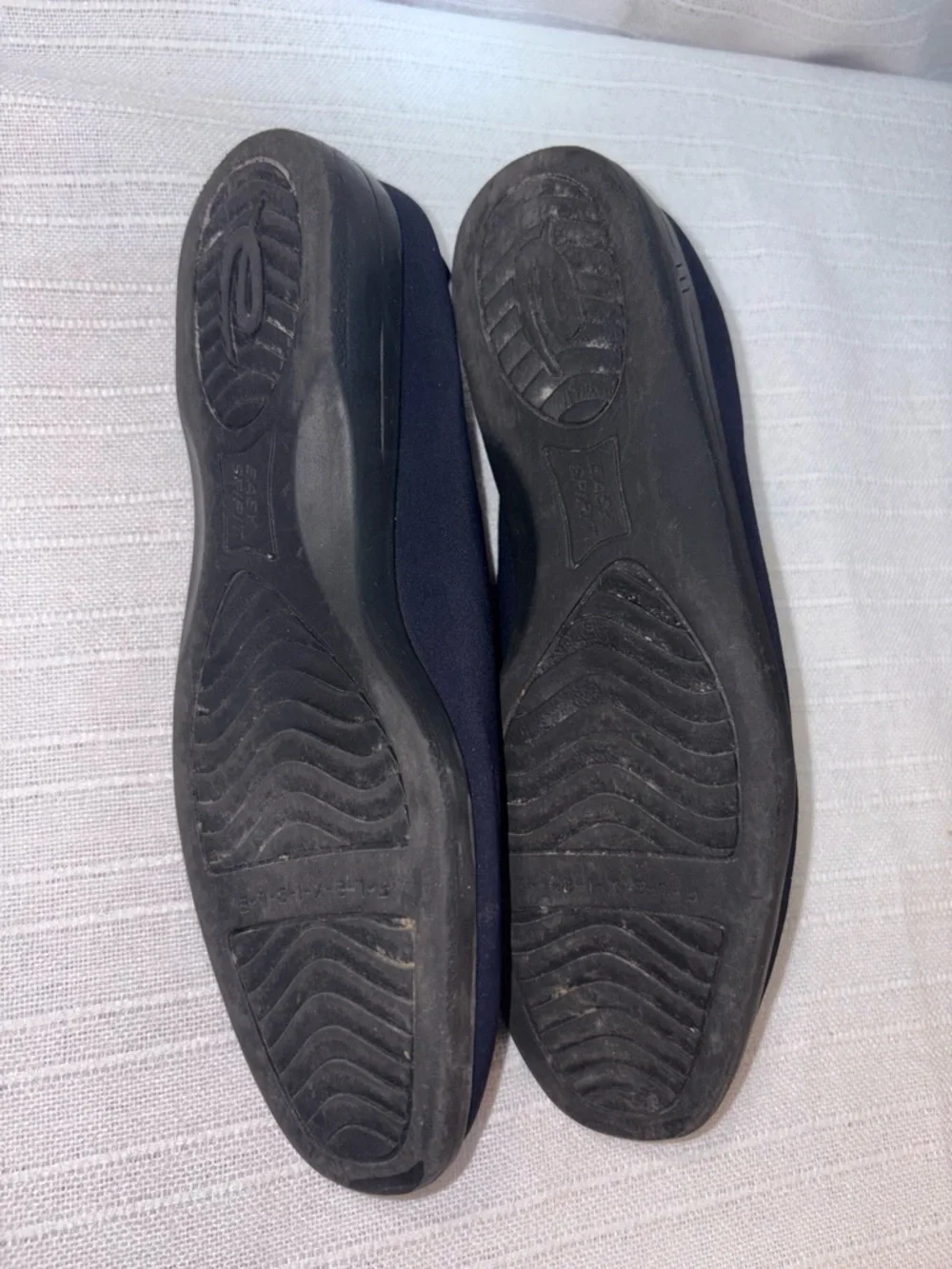 Easy Spirit Anti-Gravity Women's Black Slip-On Flats Fabric Canvas 8.5 M